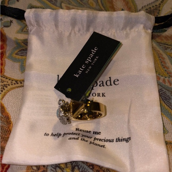 Kate Spade New York Minute Car Charm Ring Size 7 NWT - Picture 4 of 6